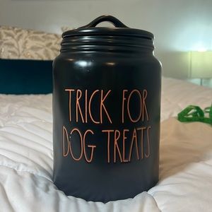 Rae Dunn Trick for Dog Treats Jar